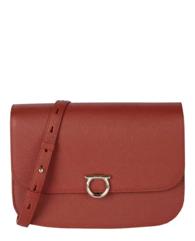 Ferragamo Gemini Crossbody Bag In White