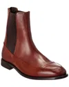 Ferragamo Genesio Leather Boot In Brown