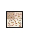 Ferragamo Genio Print Silk Scarf In Multi
