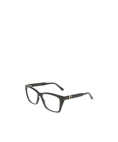Ferragamo Geometric Flat Mirror In Black