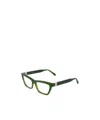Ferragamo Geometric Flat Mirror In Green
