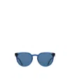 Ferragamo Geometric Frame Sunglasses In Blue