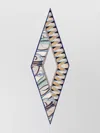 Ferragamo Geometric Pattern Silk Foulard In Multi