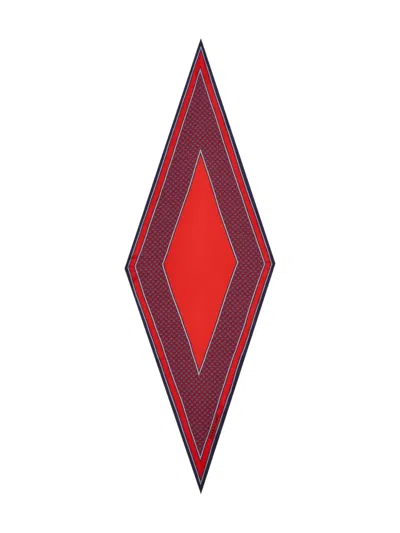 Ferragamo Geometric-patterned Silk Scarf