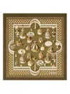Ferragamo Seidenschal Mit Geometrischem Print