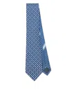 Ferragamo Silk Ties & Papillon In Blue