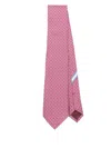 Ferragamo Geometric-print Silk Tie