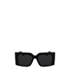 Ferragamo Geometric Sunglasses. In Black