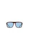 Ferragamo Geometric Sunglasses In Blue