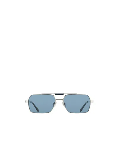 Ferragamo Geometric Sunglasses In Blue