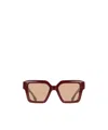 Ferragamo Geometric Sunglasses In Brown