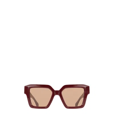 Ferragamo Geometric Sunglasses In Brown