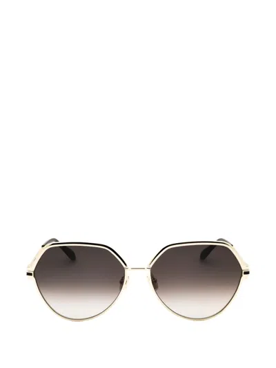 Ferragamo Geometric-frame Sunglasses In Multi
