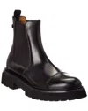 Ferragamo George 2 Leather Chelsea Boot In Black
