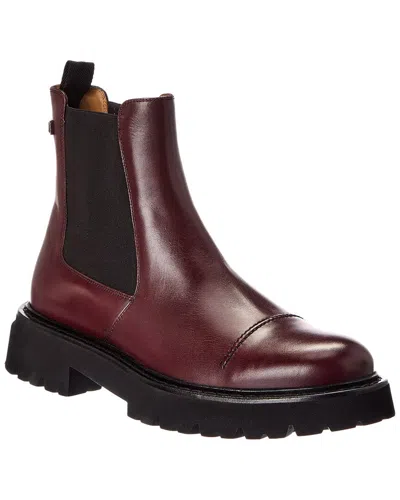 Ferragamo George 2 Leather Chelsea Boot In Brown