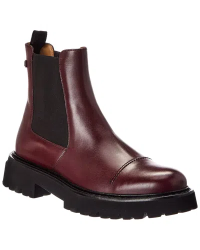 Ferragamo George 2 Leather Chelsea Boot In Animal Print