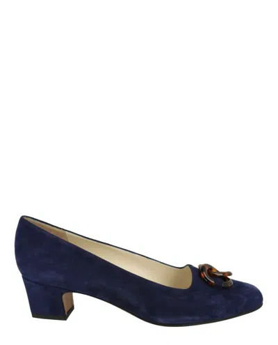 Ferragamo Germaine Archive Limited Edition 1968 Pumps In Blue