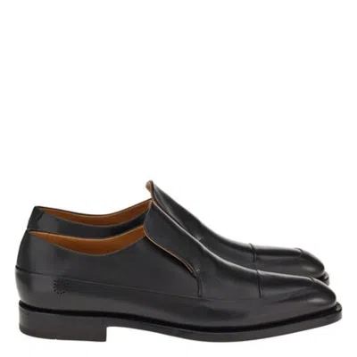 Ferragamo Gervasio Leather Slip-on Dress Shoes In Multi