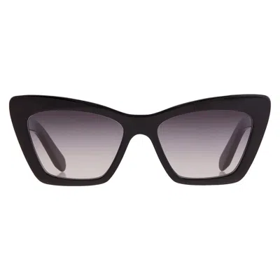 Ferragamo Gey Gradient Cat Eye Ladies Sunglasses Sf1081s 001 55 In Black