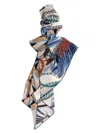 Ferragamo Giada Print Silk Scarf Scarves And Foulards White