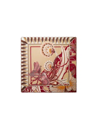 FERRAGAMO FLORAL-PRINT SCARF