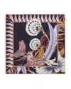 Ferragamo Rectangular Scarf Featuring Intricate Pattern In Multi