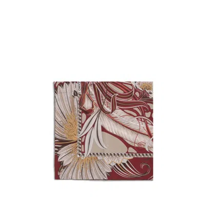 FERRAGAMO GIADA PRINT SILK SCARF