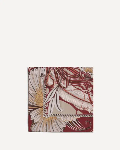 Ferragamo Giada Print Silk Scarf In Multi