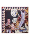 Ferragamo Rectangular Scarf Featuring Intricate Pattern In Multi
