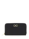 Ferragamo Continental Zip Around Gancini Wallet In Multicolor