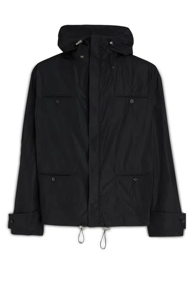 Ferragamo Black Zip Jacket In 006