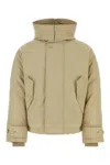 Ferragamo Beige Polyester Blend Padded Jacket