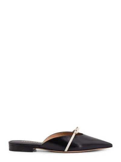 FERRAGAMO GIULYE LEATHER MULE