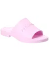 Ferragamo Chunky Sole Logo Slide Sandals In Pink
