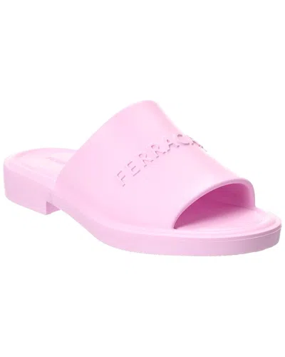FERRAGAMO FERRAGAMO GIUNEVA 3D LOGO RUBBER SANDAL