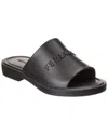 Ferragamo Giuneva Logo Embossed Slides In Black