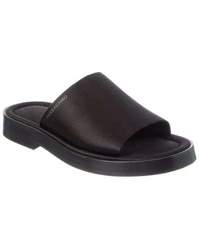Ferragamo Giunone Canvas Sandal In Multi