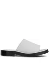 Ferragamo Giunone Leather Sandal In White