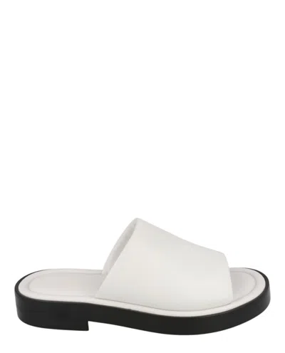 FERRAGAMO FERRAGAMO GIUNONE LEATHER SLIDES