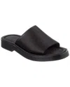 Ferragamo Guione Slide Sandal In Black