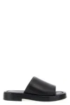 Ferragamo Crossover-strap Leather Slides