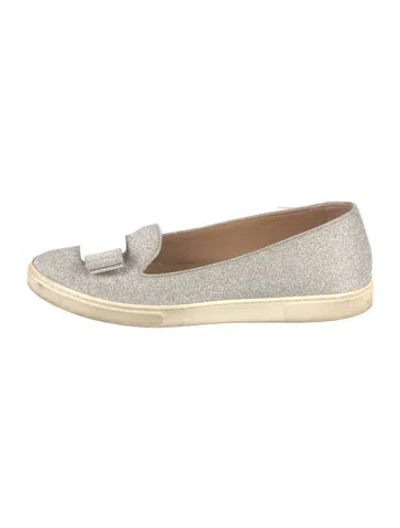 Pre-owned Ferragamo Glitter Sneakers