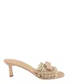 Ferragamo Glo Bow Mules In Multi