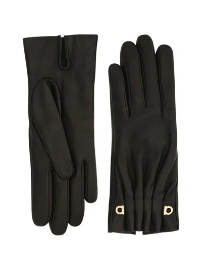 Ferragamo Gloves In Nappa In Black