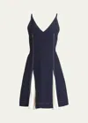 Ferragamo Mini Dress In New Navy