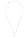 Ferragamo Gold-colored Necklace With Gancini Charm