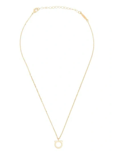 Ferragamo Gold-colored Necklace With Gancini Charm