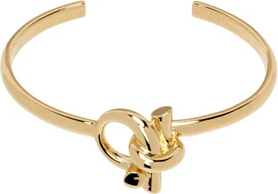 Ferragamo Gold Gancio Ganpierce Bracelet