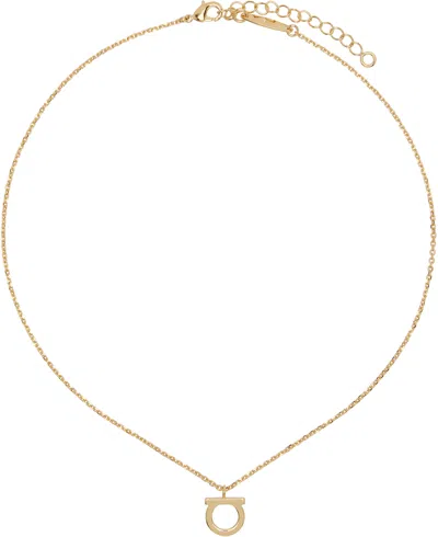 Ferragamo Gold Gancio Necklace In 001 Oro
