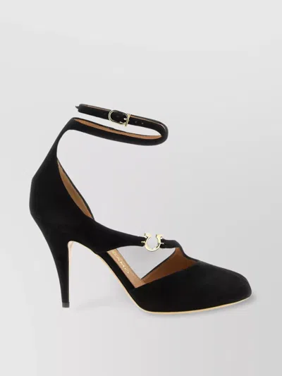 Ferragamo Gold Hardware Strap Sandals